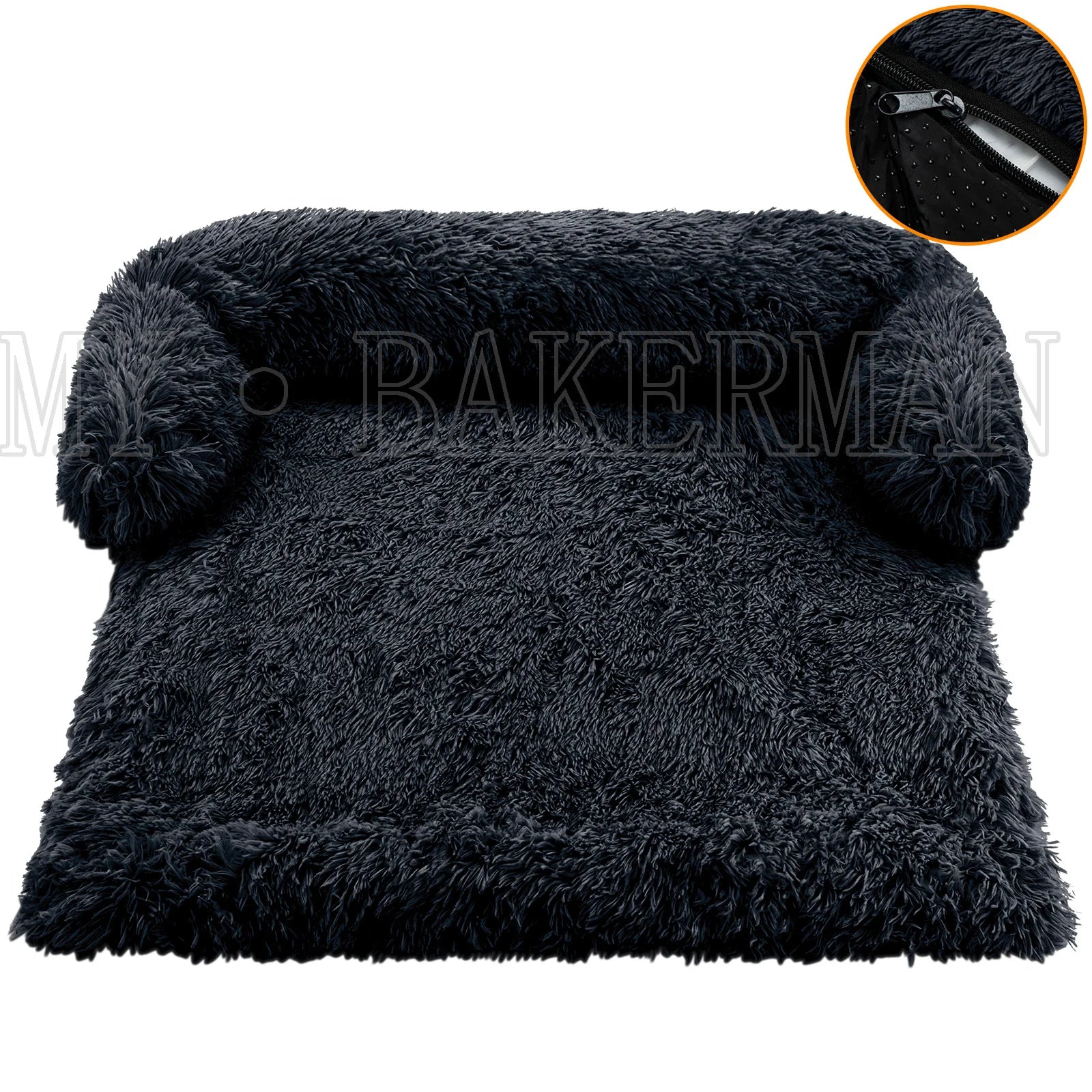 4 Styles Plush Pet Sofa Bed – Removable Washable Cover & Waterproof Upholstery for Dogs & Cats (All Seasons)