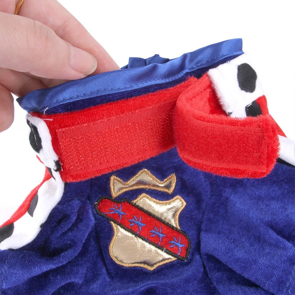 Dog King Costume – Cloak & Hat Set for Medium & Large Dogs