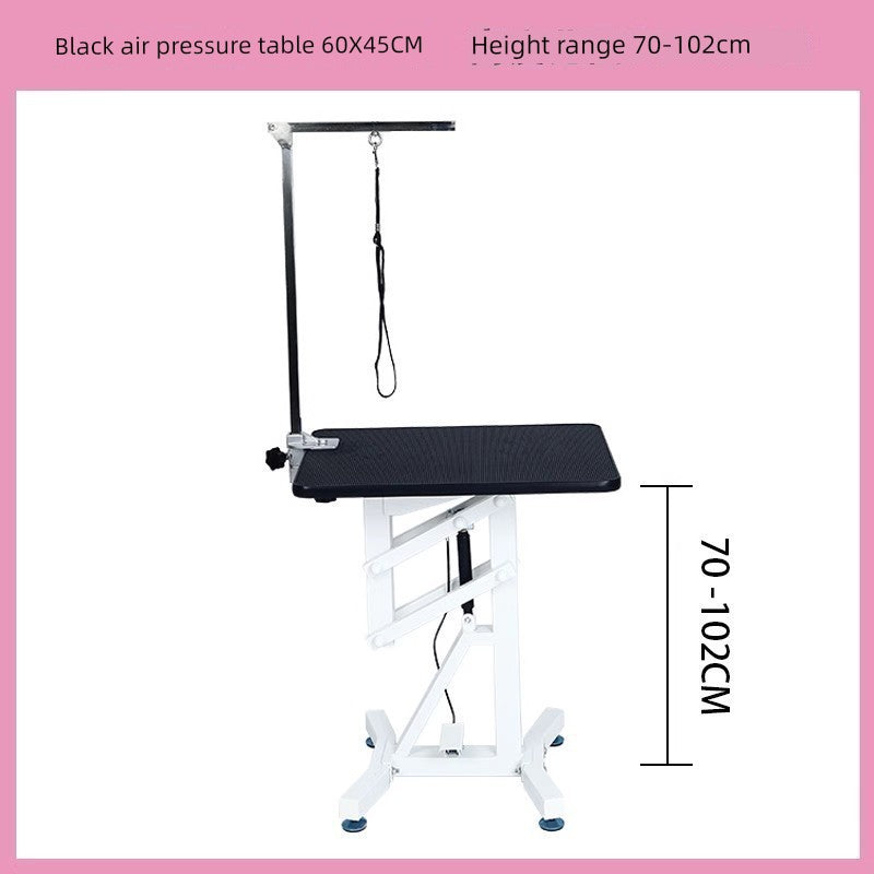 Adjustable Hydraulic Pet Grooming Table – Rotating Round Beauty Table for Small & Medium Dogs & Cats