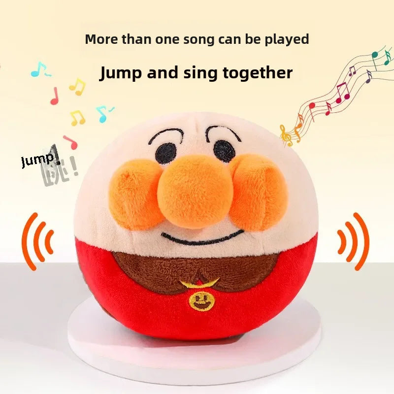 Interactive Electric Plush Jumping Dog Toy – USB Rechargeable Puzzle Toy with Clown Cartoon Design for Training & Play