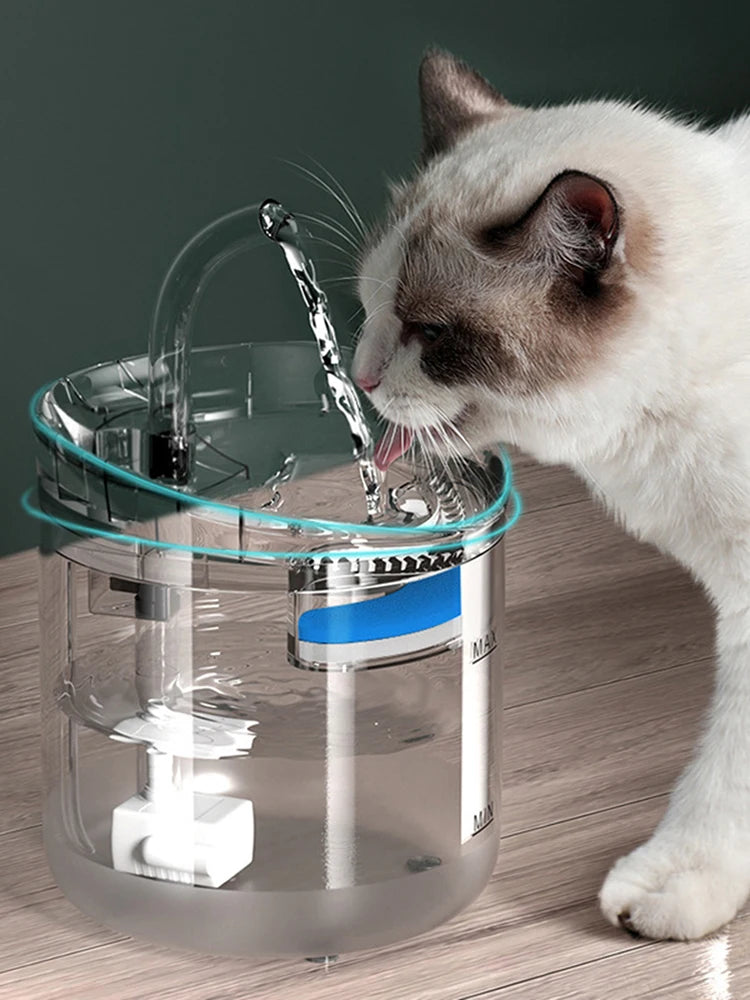 Upgraded Cat Water Fountain Replacement Filter with Pump Cleaning Tool – Activated Carbon Filters for Cats & Dogs