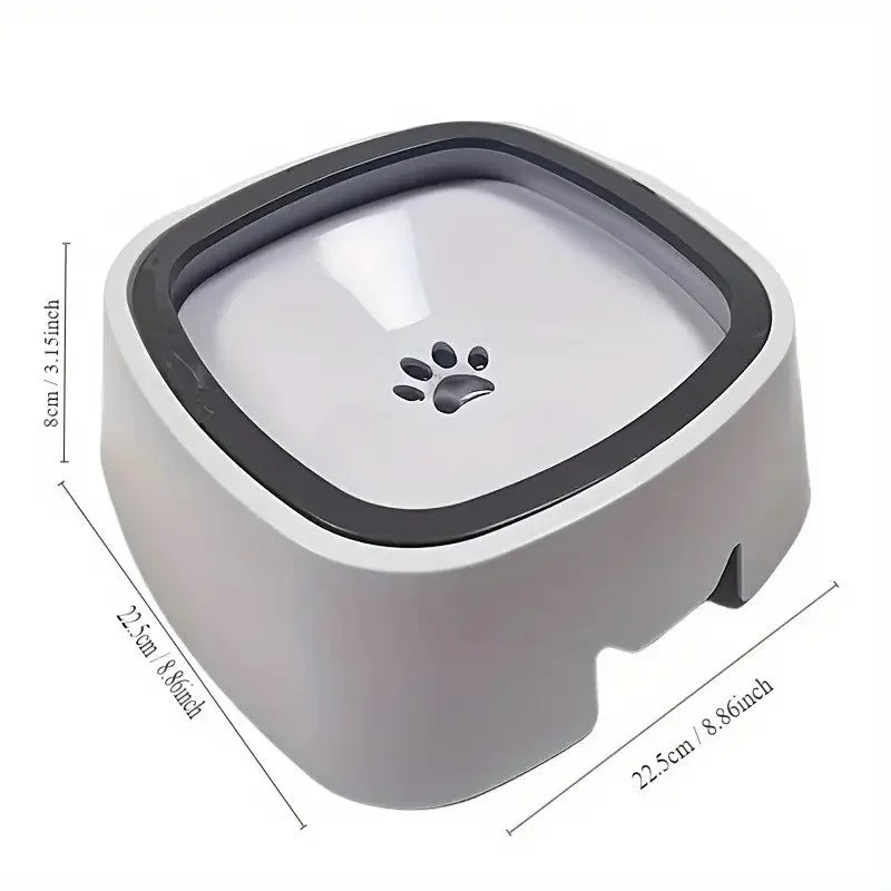 Spill-Proof Dog Water Bowl with Non-Slip Silicone Base & Floating Filter – Collapsible Travel Pet Dispenser for Indoor & Outdoor Use