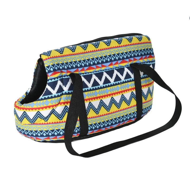Classic Pet Carrier – Soft Sling Backpack for Small Dogs & Cats