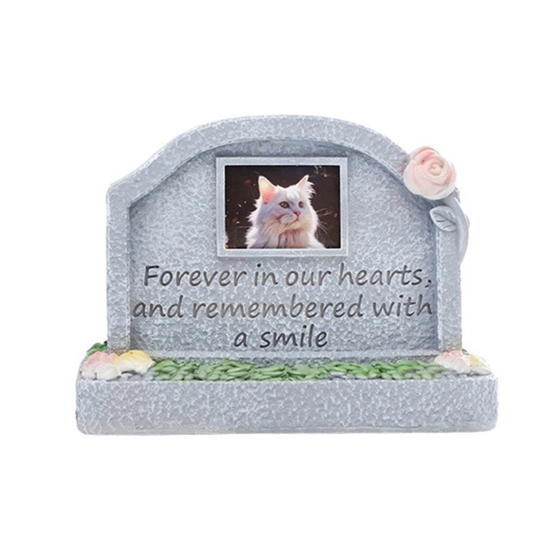 Pet Remembrances Tombstone Weatherproof Cats and Dog Headstones for Eternalize Memory