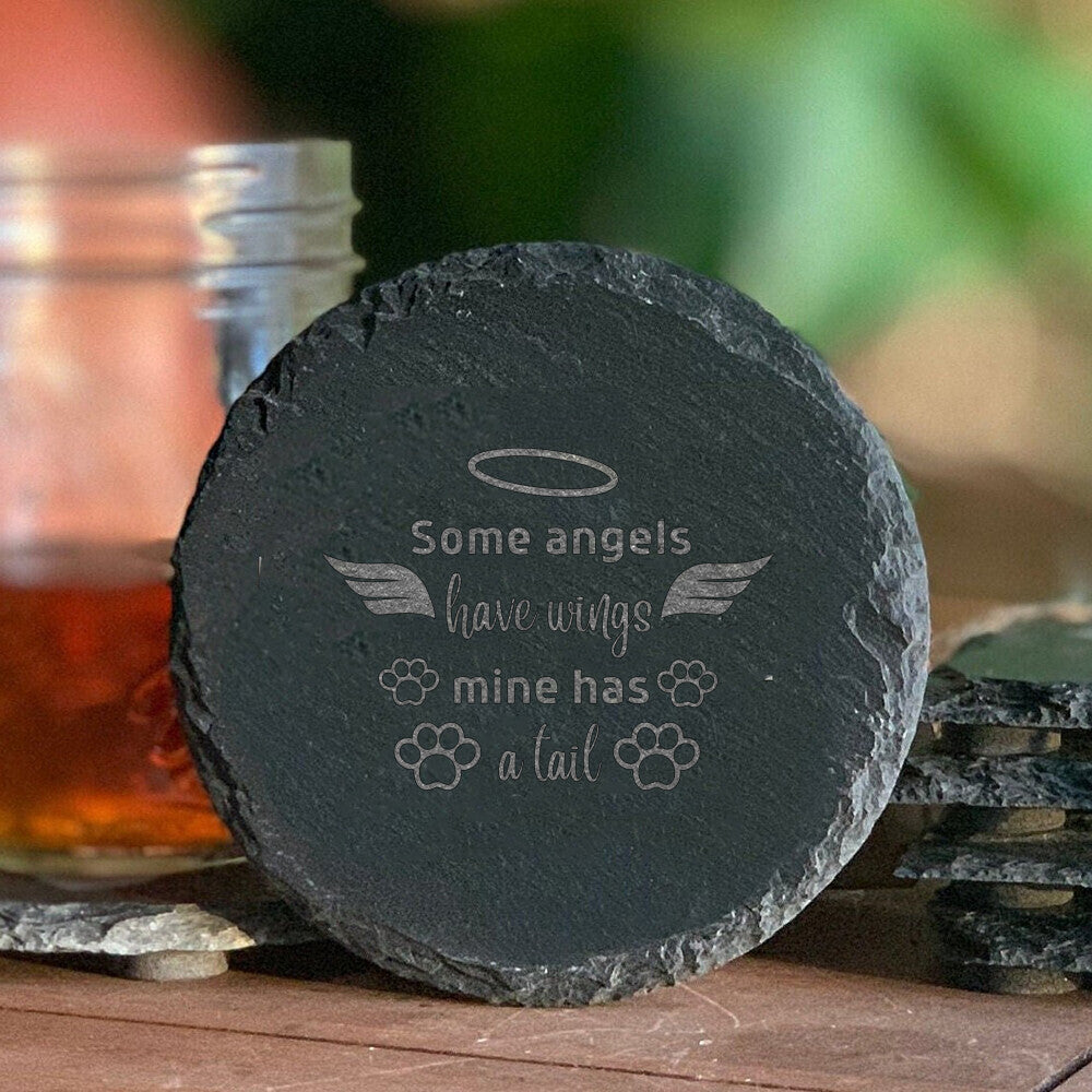 A Piece of My Heart Lives In Heaven Pet Memorial Stone Engrave Pet Sayings Cat Loss Gifts Dogs Dog Grave Marker Plaque