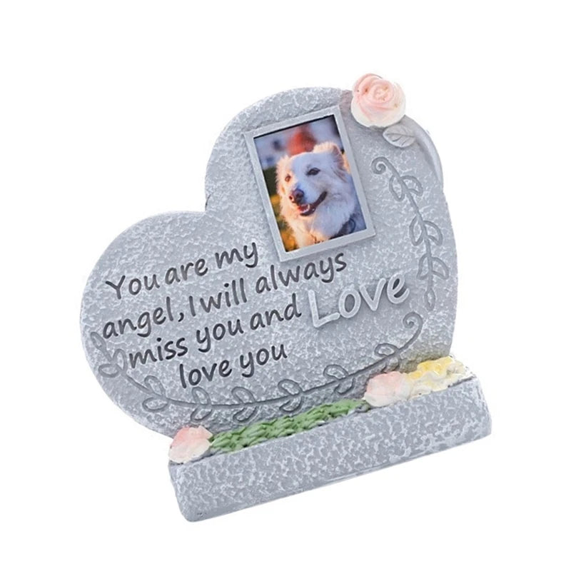 Pet Remembrances Tombstone Weatherproof Cats and Dog Headstones for Eternalize Memory