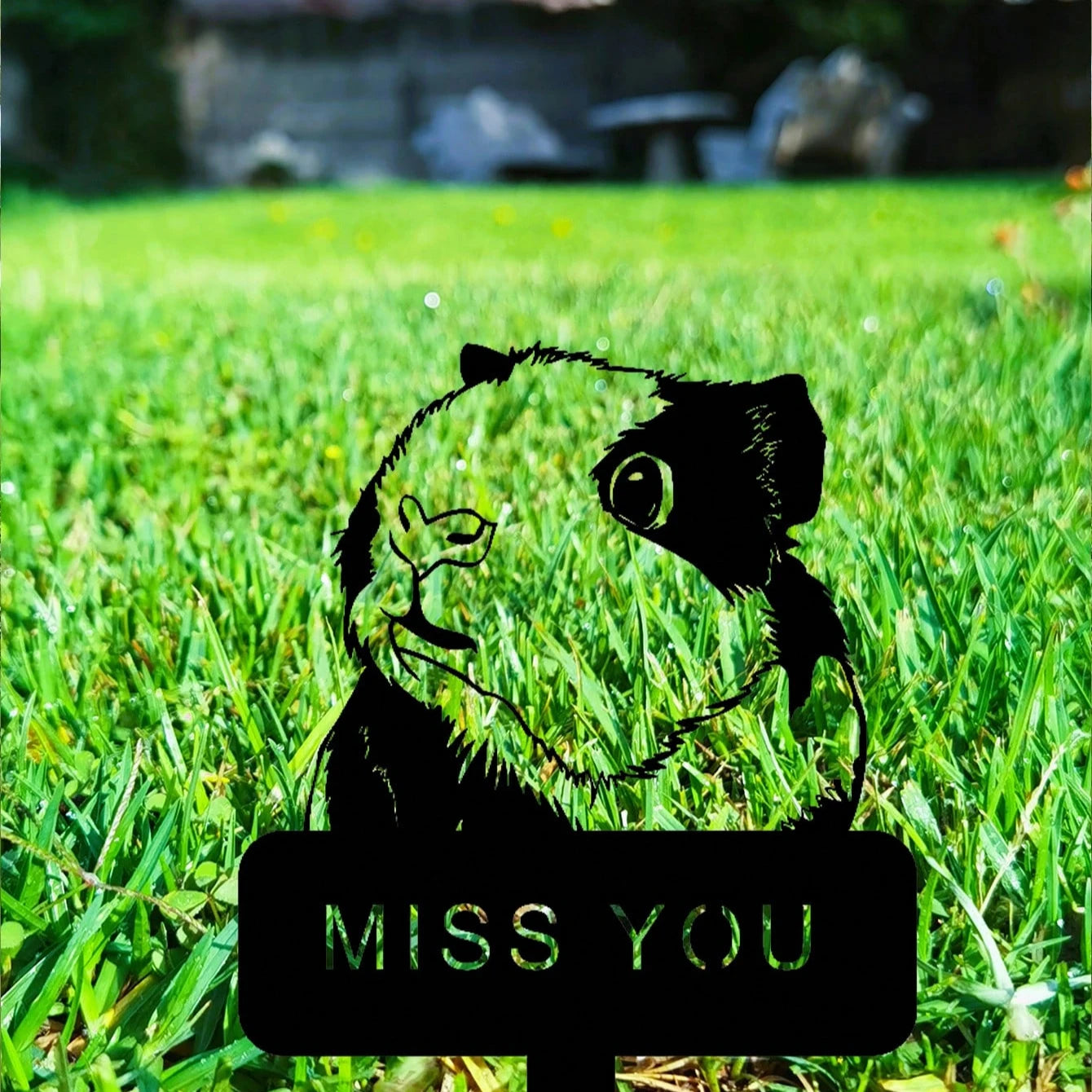 Acrylic Pet Memorial Garden Stake – Outdoor Cemetery Gravestone for Dog & Cat Remembrance