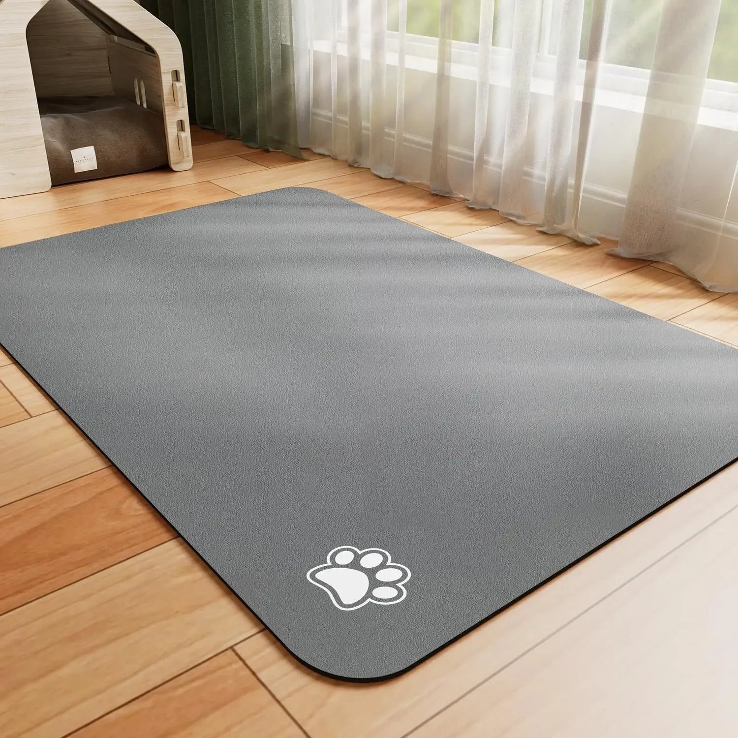 Absorbent Pet Feeding Mat – Quick-Dry Placemat for Dogs & Cats