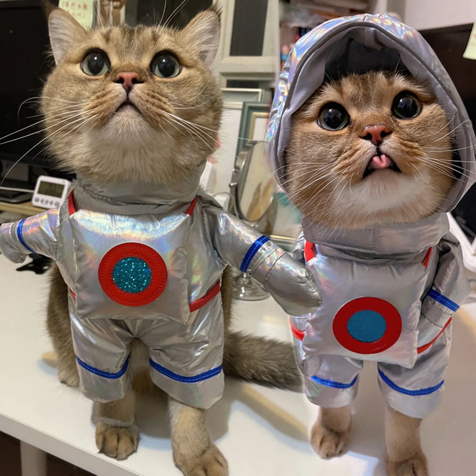 Astronaut Pet Costume – Funny Space Suit Outfit for Dogs & Cats
