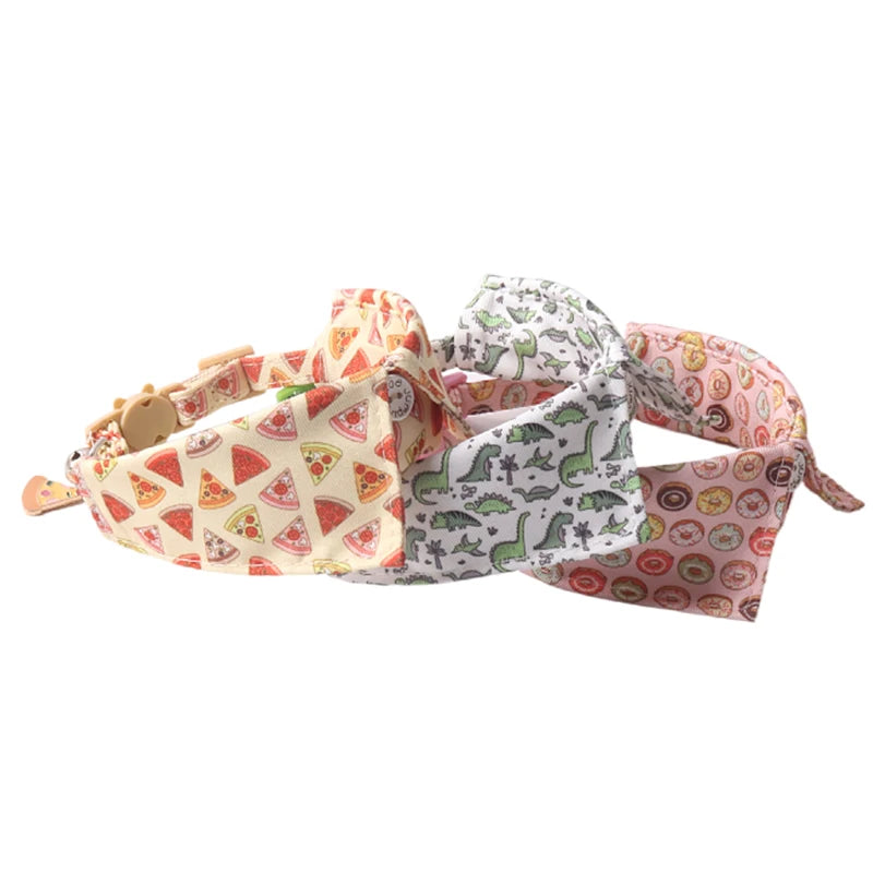 Fruit Tuxedo Bow Tie Pet Collar – Quick-Release Bandana Bowknot for Cats & Small Dogs