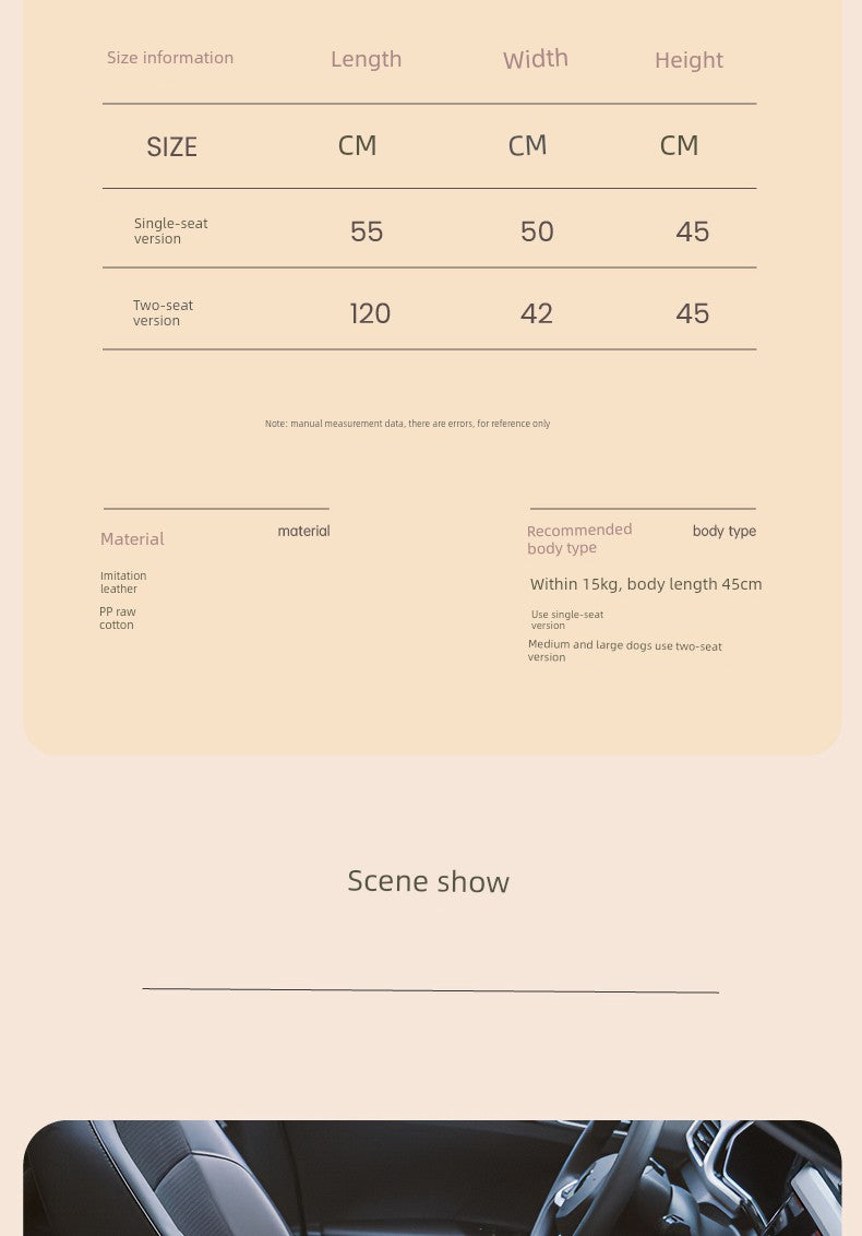 Kyjen Pet Car Seat – Portable Dog & Cat Travel House with Cushion for Car Safety & Comfort