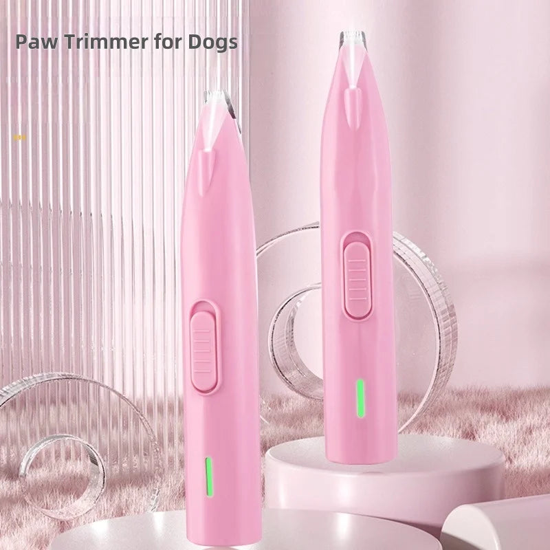Dog Paw Trimmer – LED Grooming Clippers for Dogs & Cats, Rechargeable