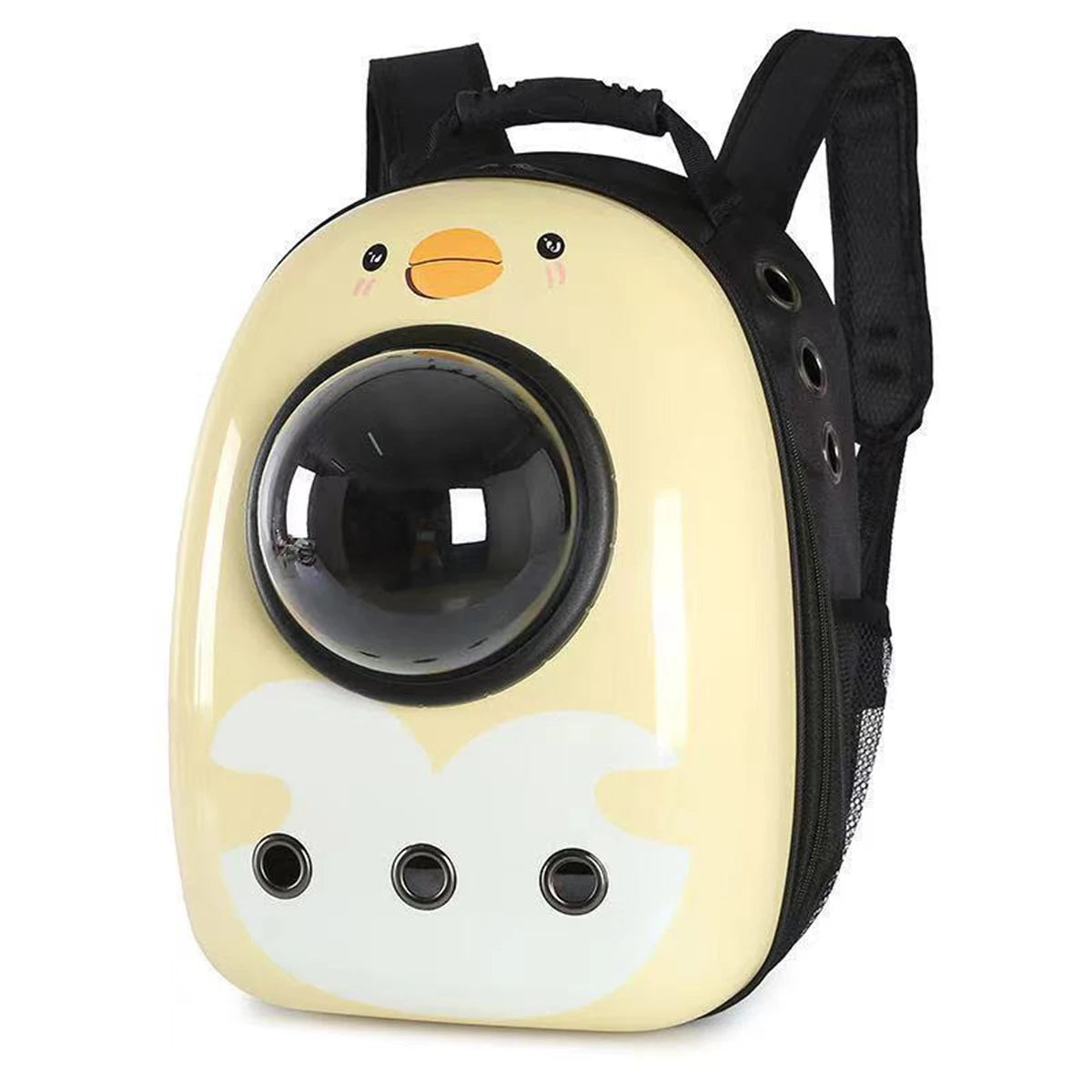 Space Capsule Pet Backpack – Large Capacity Breathable Cat & Dog Carrier Bag for Travel