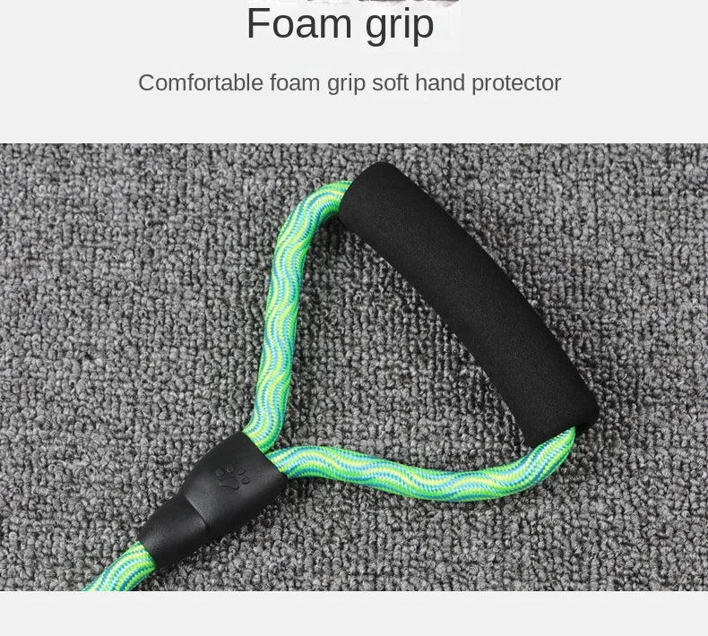 Double Dog Leash – Wave Pattern Anti-Winding Removable Rope