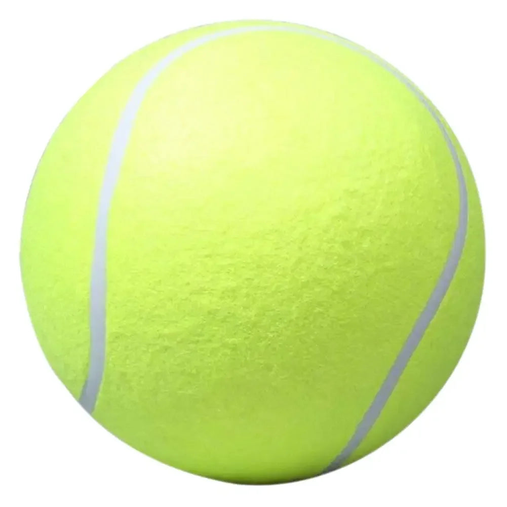 9.5" Giant Inflatable Tennis Ball – Dog Chew & Interactive Toy