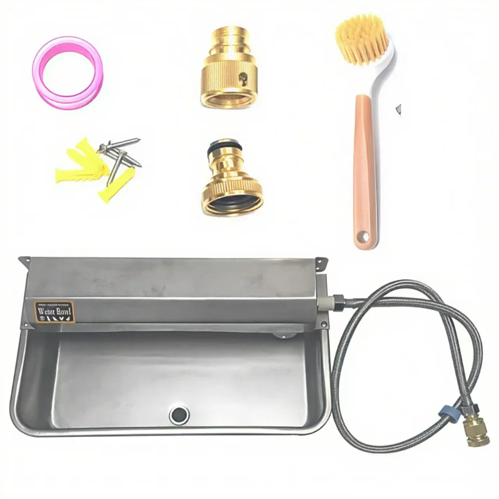 Automatic Stainless Steel Pet Water Dispenser – 304 Steel Dog & Cat Fountain