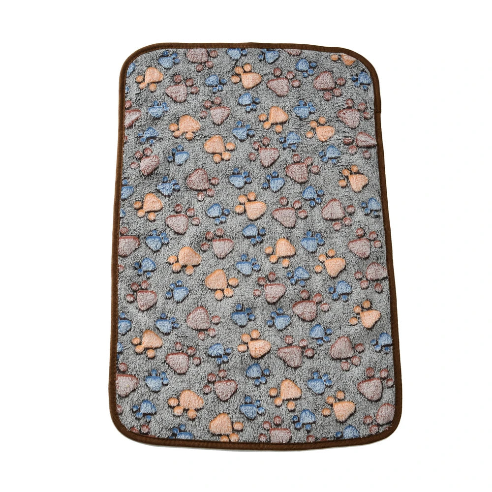Soft Fleece Pet Blanket – Handcrafted Warm Bed Mat Cover for Dogs & Cats (3 Sizes Available)