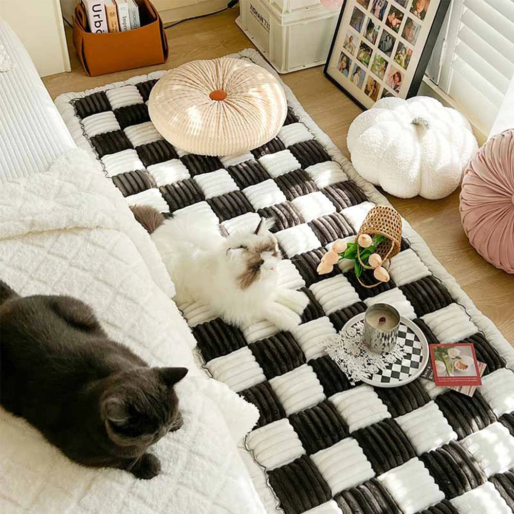 Dog Bed Mat – Warm, Scratch-Resistant, Washable Sofa Cover Cushion for Large Dogs & Cats