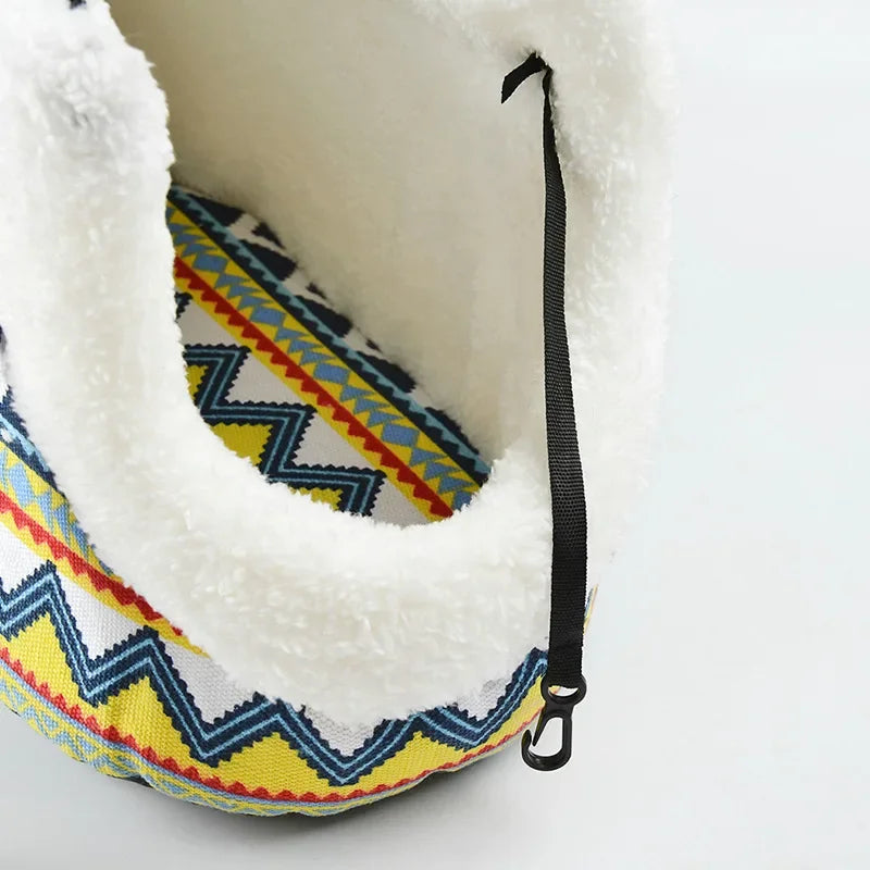 Classic Pet Carrier – Soft Sling Backpack for Small Dogs & Cats