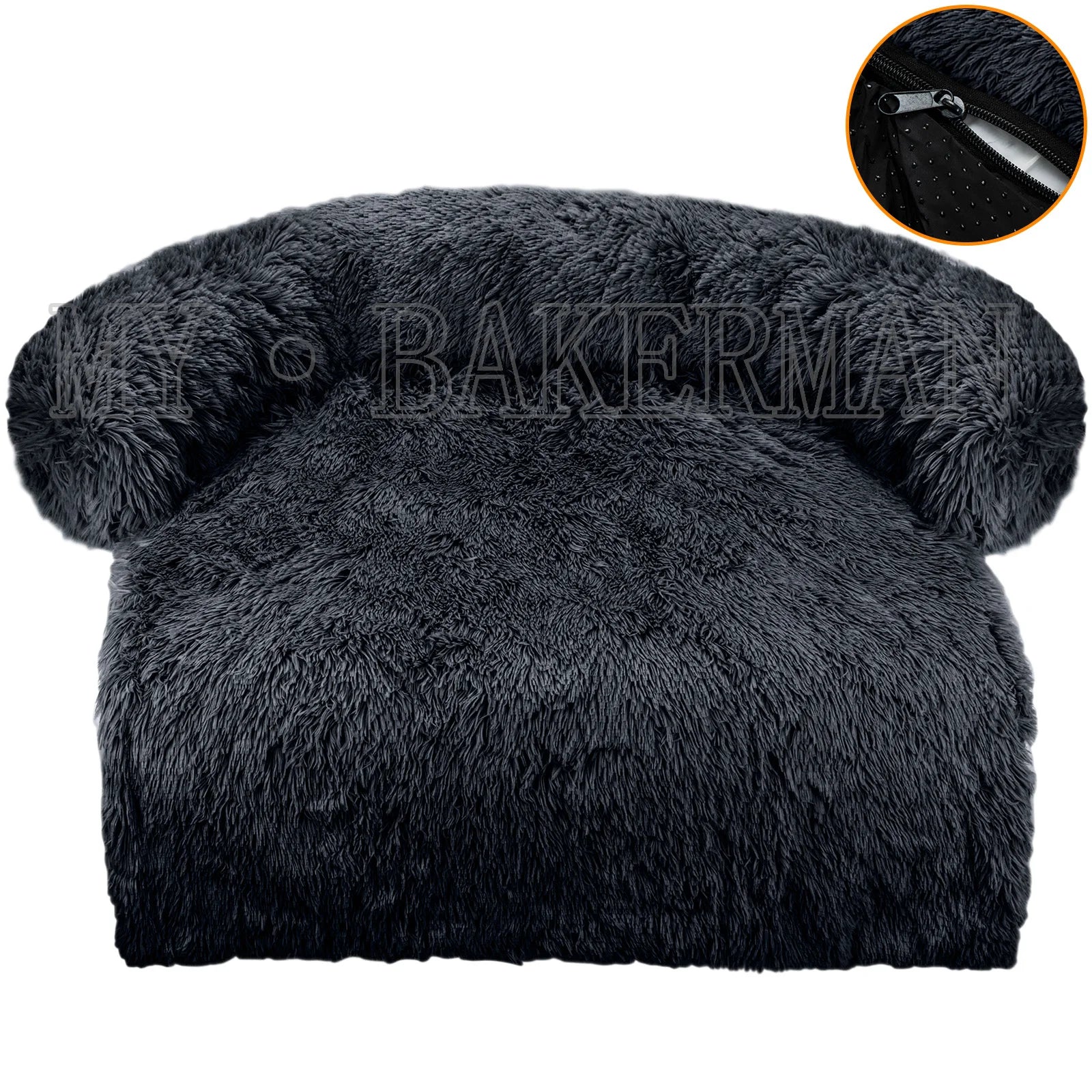 4 Styles Plush Pet Sofa Bed – Removable Washable Cover & Waterproof Upholstery for Dogs & Cats (All Seasons)