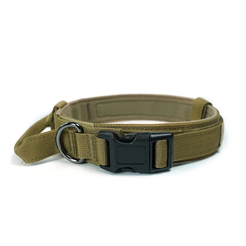 Tactical Dog Collar & Leash Set – Durable Adjustable Military Training Gear for Medium & Large Dogs