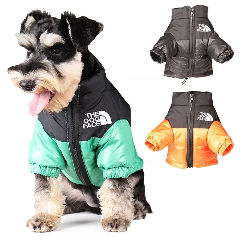 Winter Warm Dog Jacket – Reflective Windproof Coat for French Bulldog & Small Dogs
