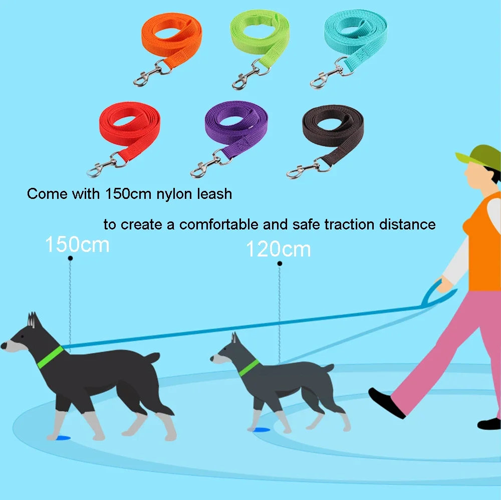 No Pull Harness & Leash Set – Adjustable Reflective Pet Vest for Small Dogs & Cats