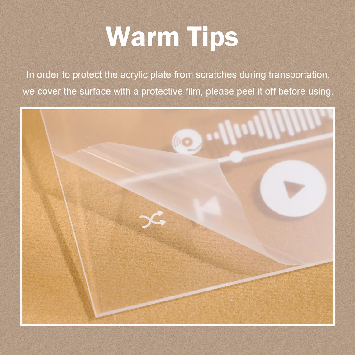 Custom Pet Memorial Photo Plaque – Acrylic Frame with Wooden Base