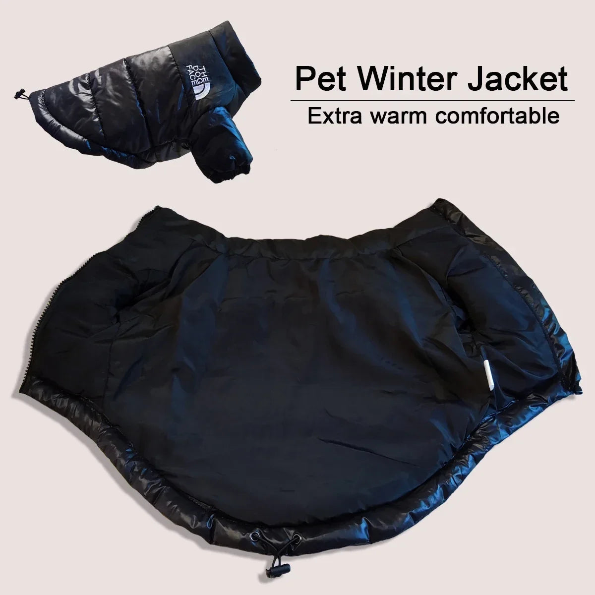 Winter Warm Dog Jacket – Reflective Windproof Coat for French Bulldog & Small Dogs