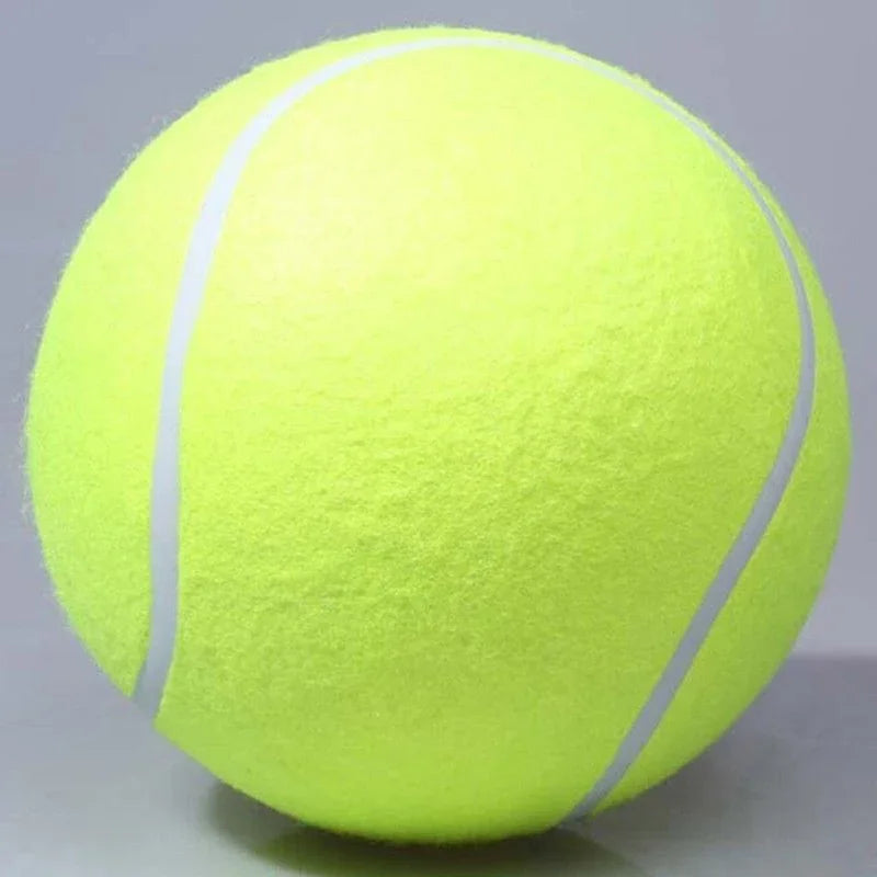 9.5" Giant Inflatable Tennis Ball – Dog Chew & Interactive Toy