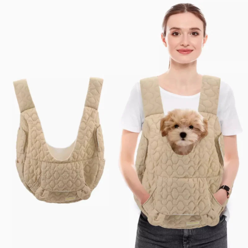 Extra Large Capacity Pet Carrier Chest Backpack – Waterproof, Wind-Resistant Outdoor Bag for Dogs & Cats