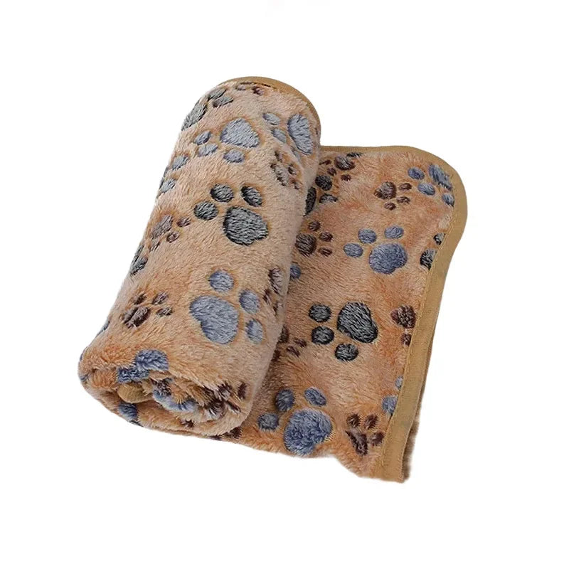 Soft Fluffy Pet Blanket – Warm & Cozy Cartoon Mat for Cats and Dogs