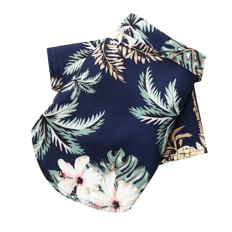 Hawaiian Style Summer Dog Shirt – Beach Vibes Pet Clothing for Small & Medium Dogs