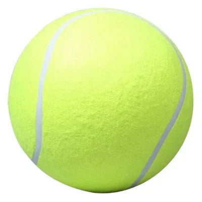 9.5" Giant Inflatable Tennis Ball – Dog Chew & Interactive Toy
