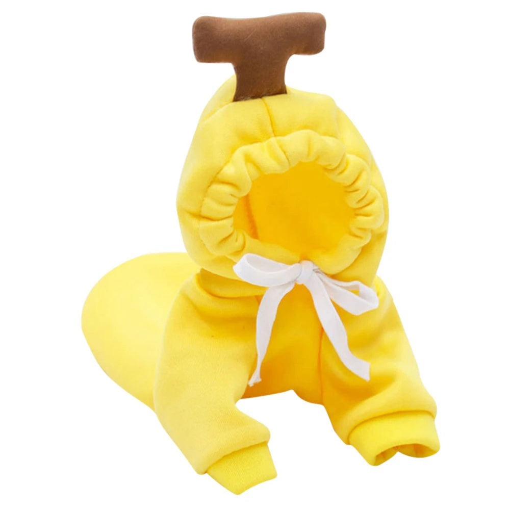 Fruit Dog Hoodie – Warm Fleece Costume for Small Dogs & Cats