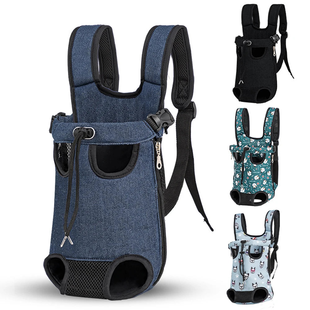 Outdoor Camouflage Dog Backpack – Breathable Pet Carrier for Travel & Transport