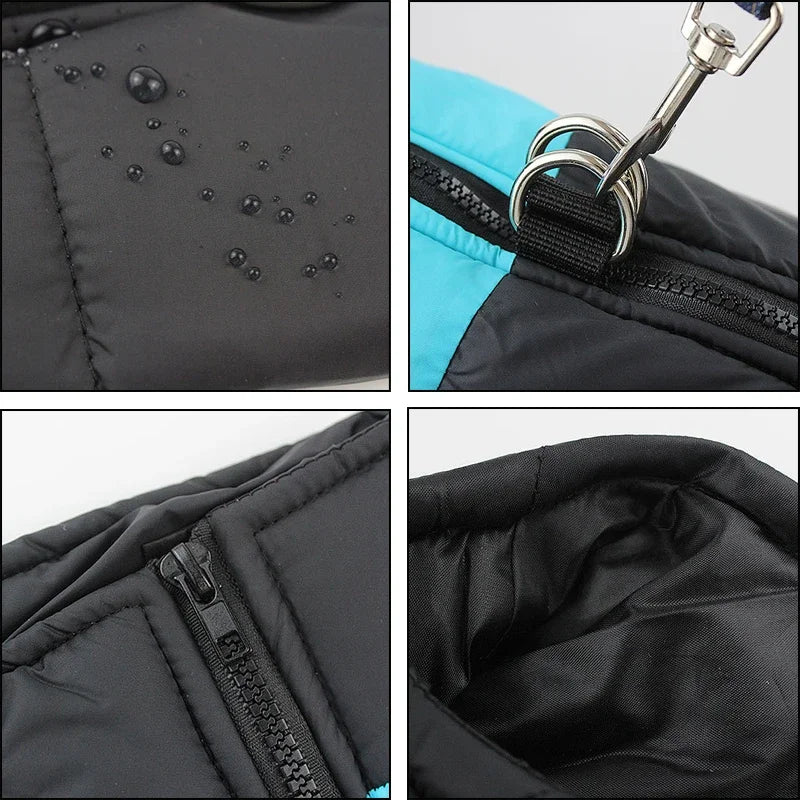 Winter Dog Coat – Waterproof Warm Pet Jacket for Small, Medium & Large Dogs