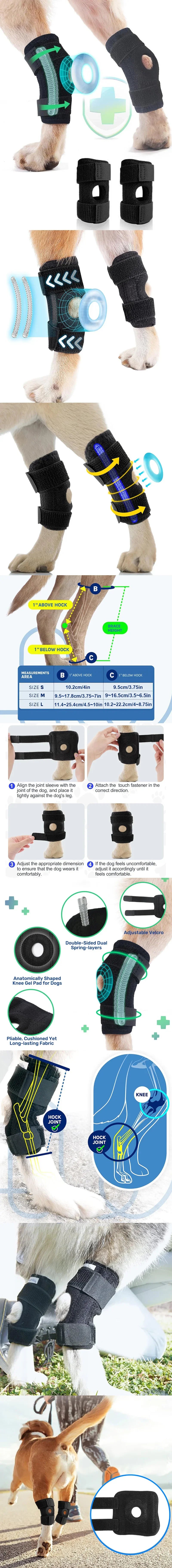 Dog Leg Support Brace – Arthritis Recovery & Injury Protector for Hock Joint