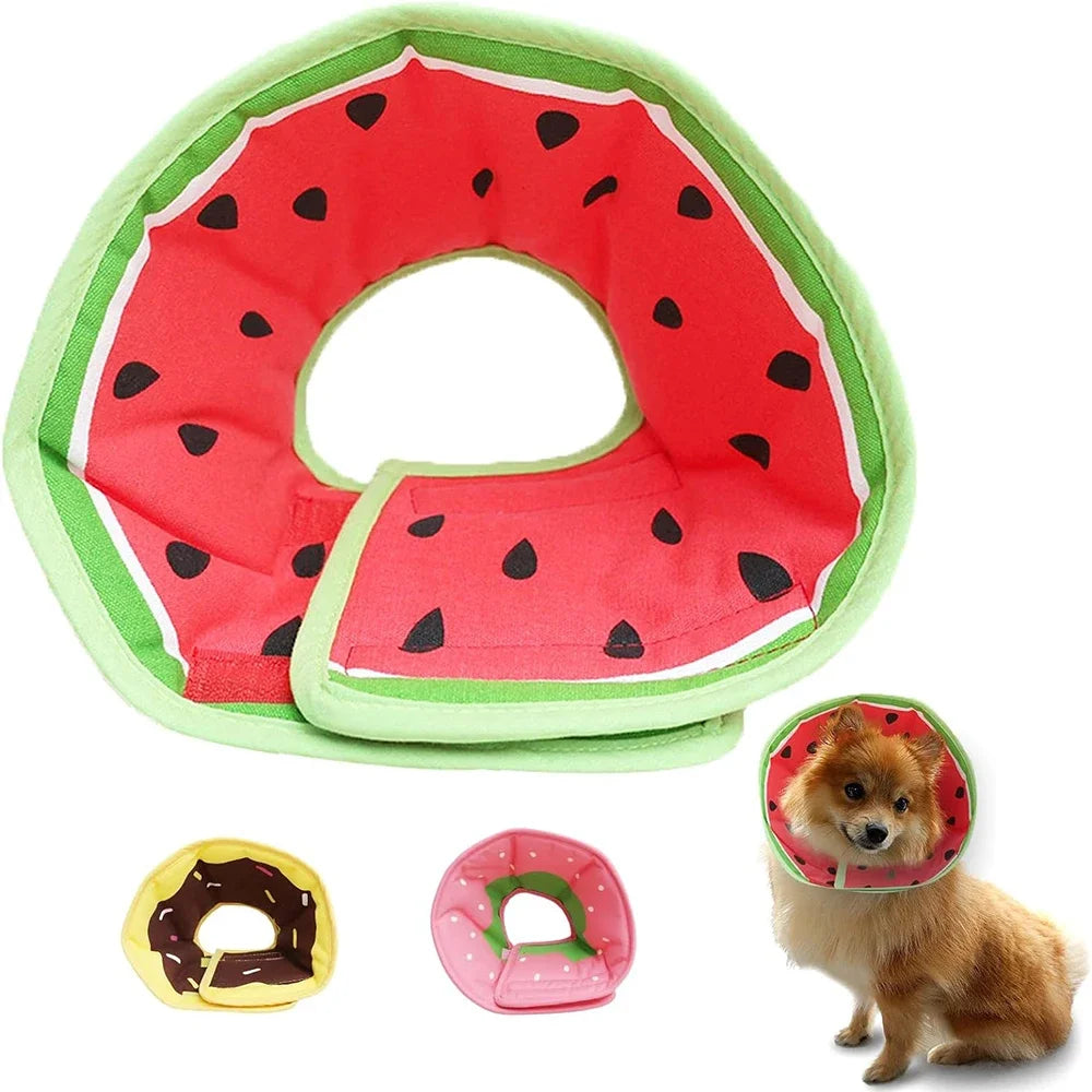 Adjustable Soft Recovery Collar for Dogs & Cats – Lightweight Elizabethan Cone
