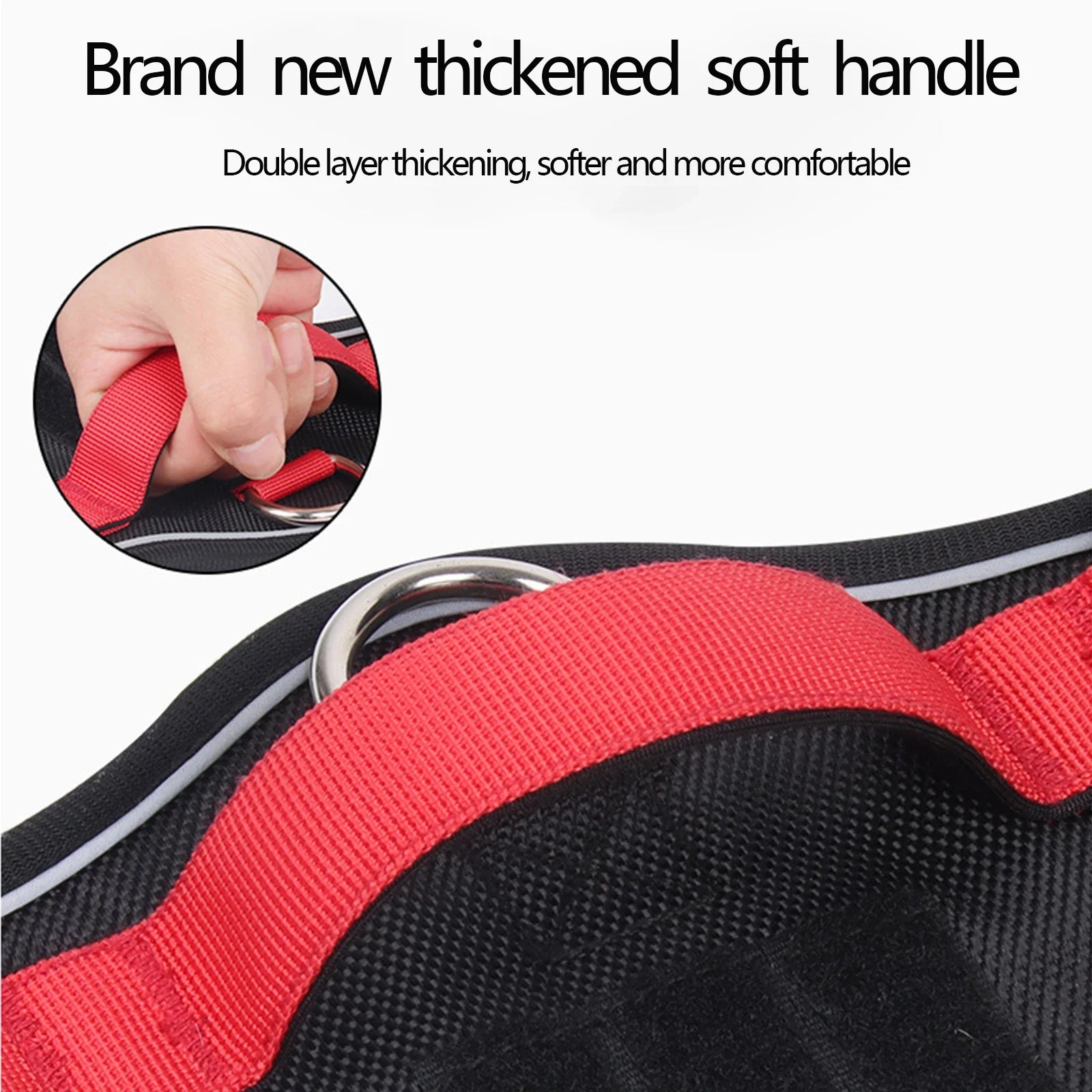 Tactical Dog Harness – Reflective Waterproof Vest for Medium & Large Dogs (1680D Oxford Fabric)
