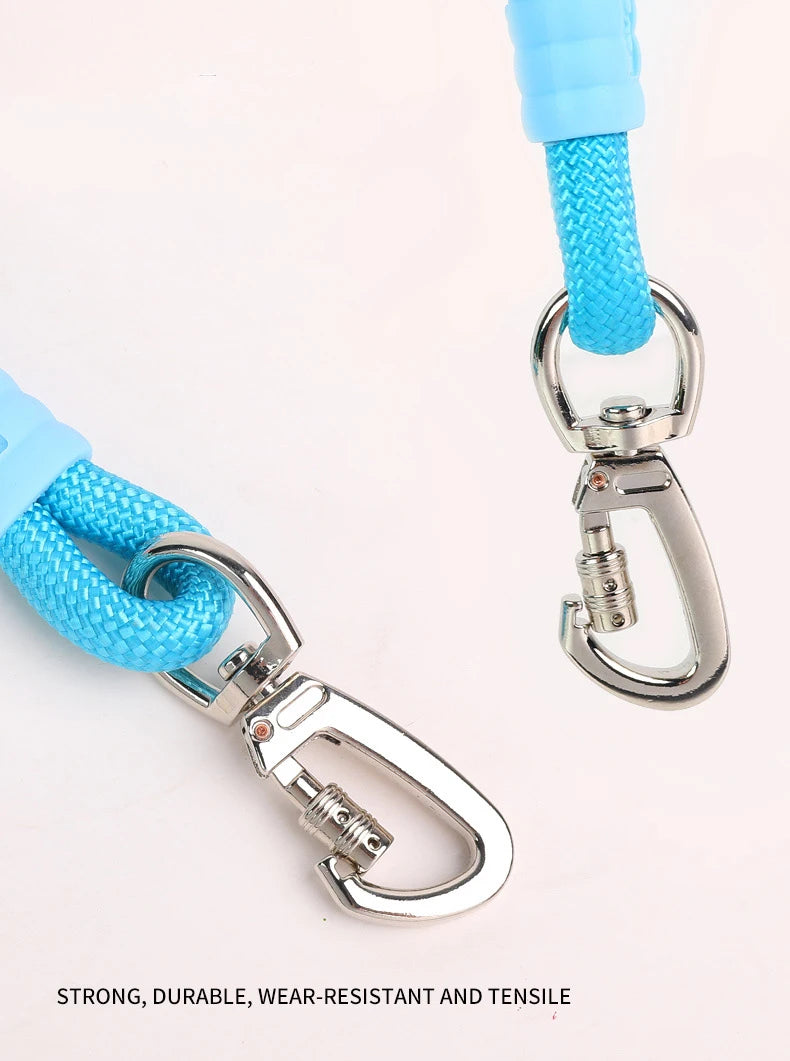 Cotton Candy P-Chain Dog Leash – Anti-Slip, Wear-Resistant Traction Rope