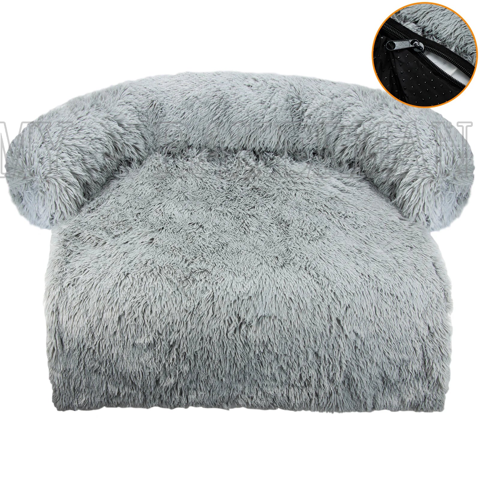 4 Styles Plush Pet Sofa Bed – Removable Washable Cover & Waterproof Upholstery for Dogs & Cats (All Seasons)