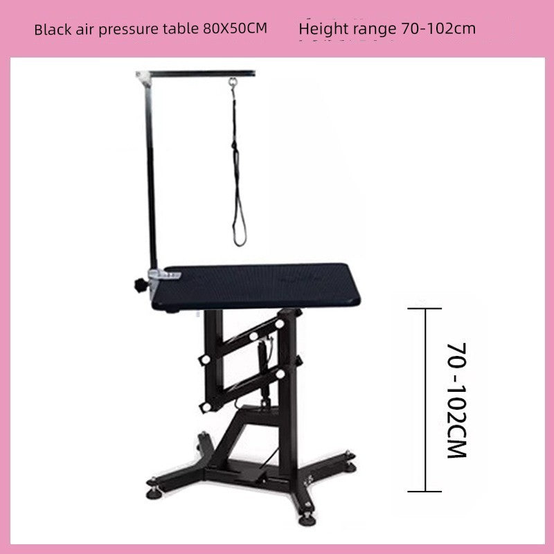 Adjustable Hydraulic Pet Grooming Table – Rotating Round Beauty Table for Small & Medium Dogs & Cats