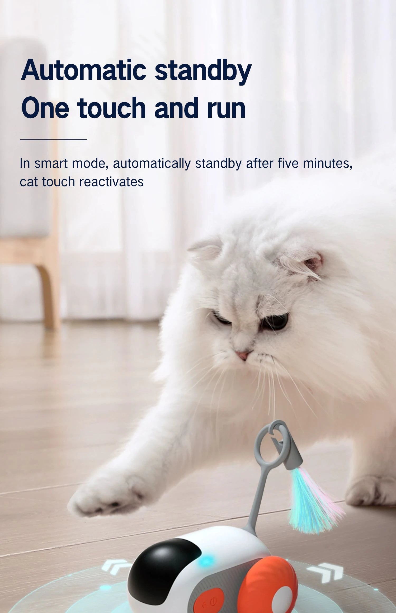 Smart Interactive Cat Toy Car – Automatic Rolling Remote Control Ball Toy