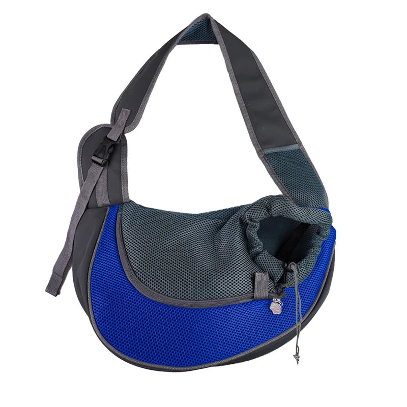 Pet Carrier Sling Backpack – Travel Shoulder Tote with Breathable Mesh for Small Dogs & Cats