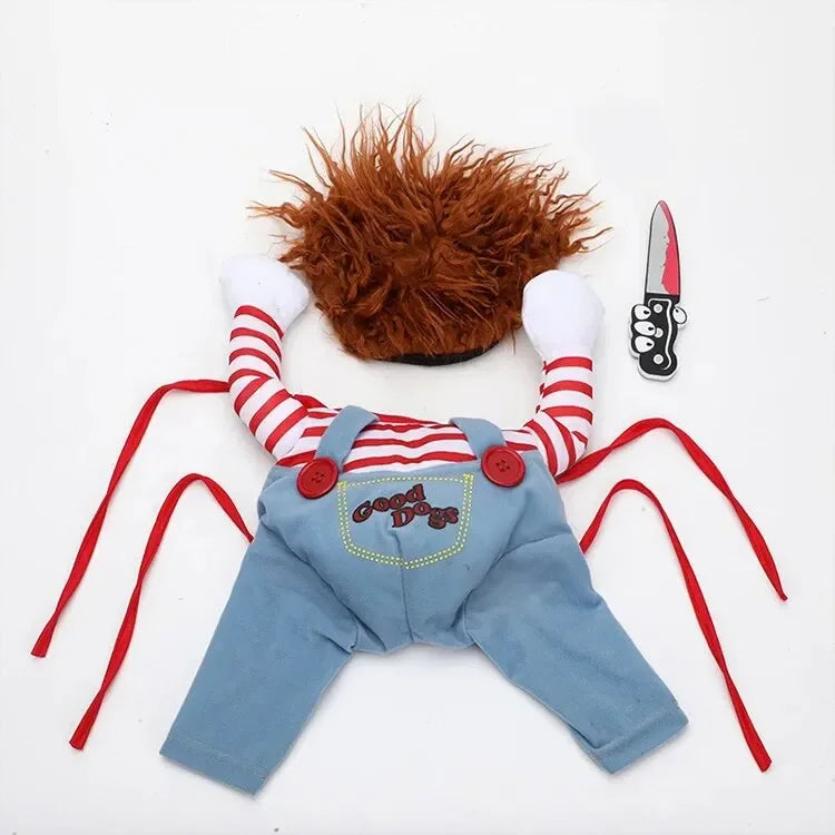 Halloween Dagger Costume – Funny Knife-Holding Outfit for Dogs & Cats