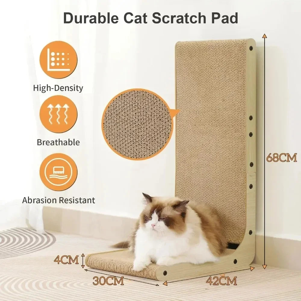 Vertical Cat Scratching Post – Wear-Resistant Scratch Board and Furniture Protector