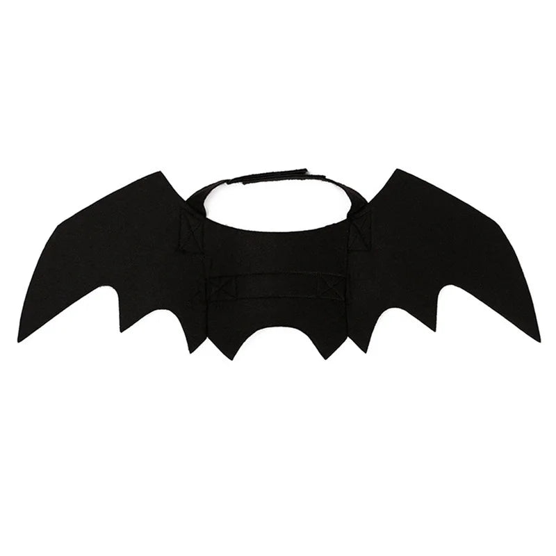 Halloween Bat Wings Costume – Funny Pet Harness Outfit for Dogs & Cats