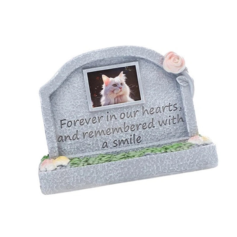 Pet Remembrances Tombstone Weatherproof Cats and Dog Headstones for Eternalize Memory
