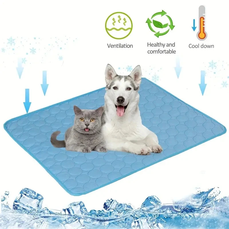 Dog Cooling Mat – Extra Large Summer Pet Cooling Pad for Dogs & Cats, Breathable and Durable Cold Gel Mat for Hot Weather